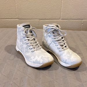NOBULL Hight-top Trainer; Size W8.5/M7; Color: White Camo